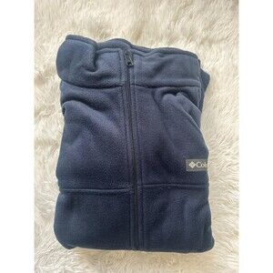 New Columbia Full Zip Granite Mountain Fleece Jacket Men's XXL Navy Blue